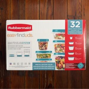 NEW Rubbermaid EasyFindLids 32-pc set Limited Edition Color